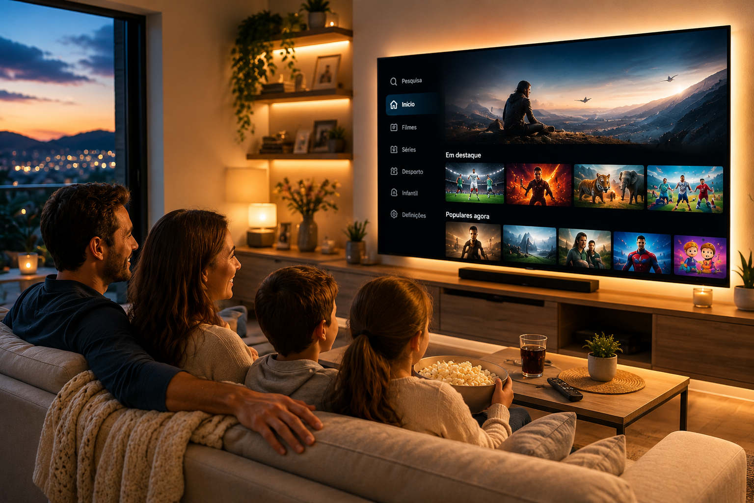 IPTV Portugal com canais 4K, filmes, séries e interface SSIPTV